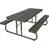 Picnic Table 6' Folding Resin Puttytop 0