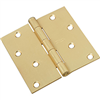 Hinges Butt Square       4" Brass N830-231 0