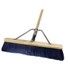 Broom*D*Push w/ Handle 24" S Jobsite W/Bracket Multi Surfaces Super Stiff Quickie 00869 0