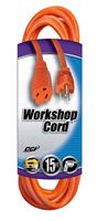 Extension Cord 16/3 Orange 15' 02305 0