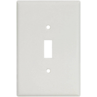 Wall Plate Switch 1Gang Oversize 2144W-White 00188101 0