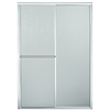 Shower Door Bypass Silver Frame Rain Glass 41"-46" 5966Sp46S 0