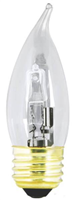40-Watt*D* Dimmable E26 Flame Tip Chandelier Halogen Bulb (2Pk) BPQ40EFC/2 0