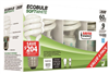 Bulb CFL 60-Watt Soft White Mini Spiral 4 Pack Feit ESL13T/4 0