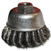 Grinding Cup Brush 2-3/4"X5/8"-11 Knotted Wire 72757 0