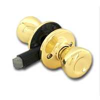 Mobile Home Lockset Kwikset Passage Knob Polished Brass 200M3Cp7 0