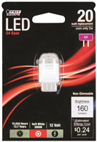 Bulb LED 20-Watt Dimmable Warm White G4 Base Feit  BP20G4/830/LED 0