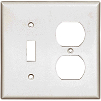 Wall Plate Switch & Receptacle 2138W White 0