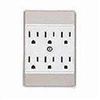Cube Tap 6 Outlet Plug In Ground C1146W 0