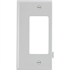 Wall Plate Mid Size Section End Gfi White ste26w 0
