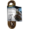 Extension Cord 16/2 Brown 6' OR670606 0