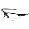 Safety Glasses Zorge Black Frame/Clear lenses DZ111-G2 0