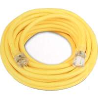 Extension Cord 12/3 Yellow Jacket 100' w/ Lighted Ends 2885 0