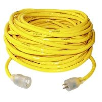 Extension Cord 12/3 Yellow Jacket 50' w/ Lighted Ends 2884 0
