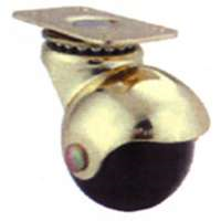Floor Care Caster Ball Polypropylene Resin Brass Swivel 1-5/8"Jc-E01 0