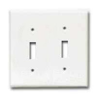 Wall Plate Switch 2Gang 2139W White 0