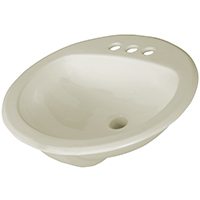 Sink Lavatory 19" China Bone  Round 39 Elegance/23032010100 0