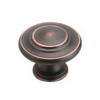Cabinet Knob Inspirations Oil Rubbed Bronze 3-Ring Amerock BP1586ORB 0