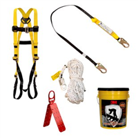 Safety Roofers Harness Kit In A Bucket 0