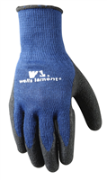 Gloves Wells Lamont 524L Navy Blue Black Ltx Ctd 0