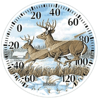 Thermometer 12" Country Deer 6709E 0