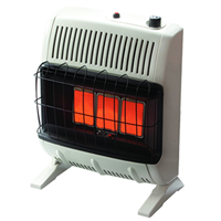 Heater 20M Btu Nat-Gas 3-Plaque F299821 W/Legs Kwn391 0
