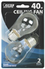 Bulb LED 40-Watt Dimmable Clear E26 Base 2 Pack Feit BP40A15/CL/CF 0
