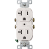 Receptacle Duplex White 877W-Bx 20Amp Grounded 0