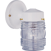 Light Fixture Exterior Wall Jelly Jar White Hv-66919-Wh-3L 0