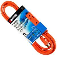 Extension Cord 16/3 3-Outlet 9' 2864 0