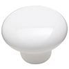 Cabinet Knob 1-1/4" White Ceramic Amerock 232WHT 0
