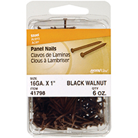 Paneling Nails 1-5/8" Black Walnut 41799 0