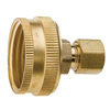 Brass Hose to Tube Adapter 3/4"Fhzx1/4" 757422-1204 0