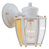 Light Fixture Exterior Wall Lantern White Hv-66961-Wh 0