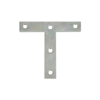 T Plate 4"X4" Zinc N113-753 0