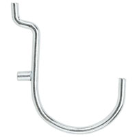 Peg Hook 1-1/2" Curved Zinc N180-028 0