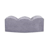 Concrete Pavestone Scallop 12" Curved Gray 74900 0