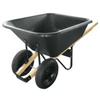 Wheelbarrow 8Cuft 2-Wheel Plastic Tub Landscaper select 34565 0