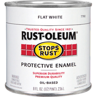 Paint Oil Base Enamel Flat White Rust-Oleum 7790730 0