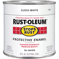 Paint Oil Base Enamel Gloss White Rust-Oleum 7792730 0