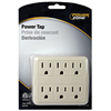 Cube Tap 6 Outlet Power White Or801011 0