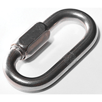 Chain Quick Link 1/4"  Zinc 7350T-1/4 0