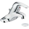Faucet Moen Lavatory 1 Handle Chrome w/ Pop-Up Adler Ws84503 0
