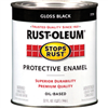 Paint Oil Base Enamel Gloss Black Rust-Oleum 7779504 0