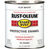 Paint Oil Base Enamel Flat White Rust-Oleum 7790502 0