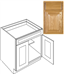 Kitchen Cabinet Country Oak Base 24" B24 Plywood Box 