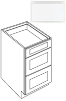 Kitchen Cabinet Luxor White Drawer Base 18" Db18 Plywood Box 0