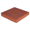 Concrete Pavestone 2x16x16 Brickface Red 72661 0