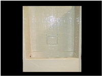 Tub & Shower Fiberglass White Rh Tile Ts116 0