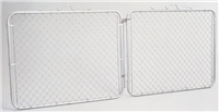 Chain Link Gate 4'X10' Double Drive 0